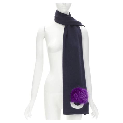 fendi silk scarf sale|fendi scarf with fur trim.